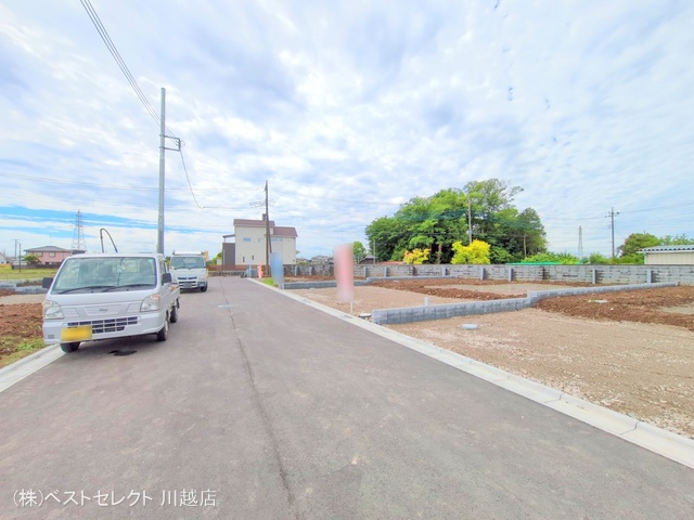埼玉県川越市大字古谷上の新築戸建て更地・土地写真 2025年6月3日撮影