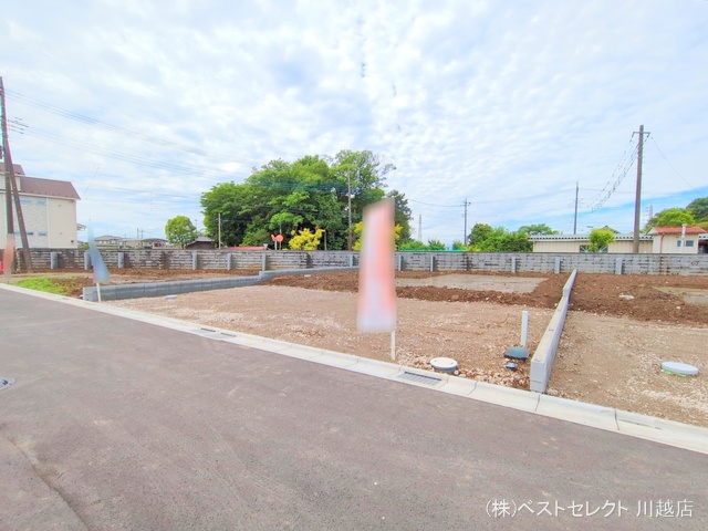 埼玉県川越市大字古谷上の新築戸建て更地・土地写真 2025年6月3日撮影