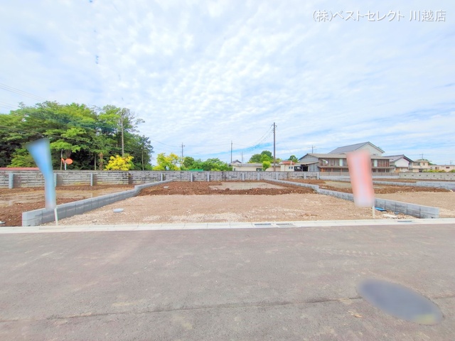 埼玉県川越市大字古谷上の新築戸建て更地・土地写真 2025年6月3日撮影