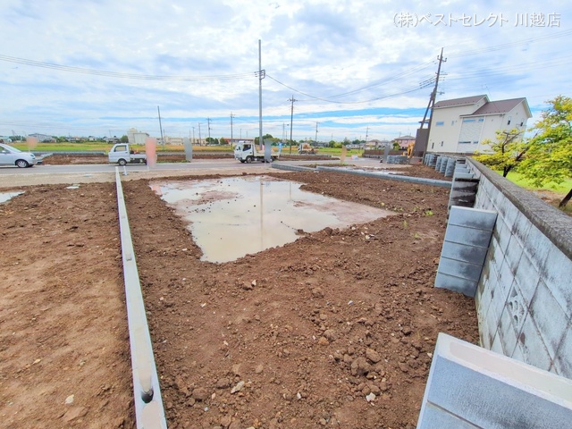 埼玉県川越市大字古谷上の新築戸建て更地・土地写真 2025年6月3日撮影
