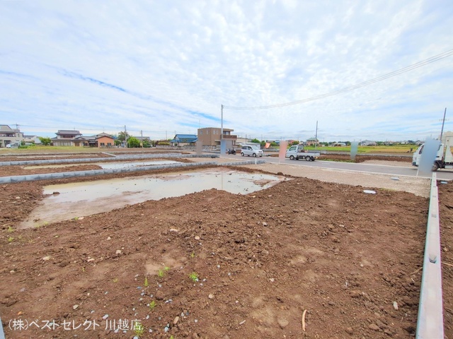 埼玉県川越市大字古谷上の新築戸建て更地・土地写真 2025年6月3日撮影