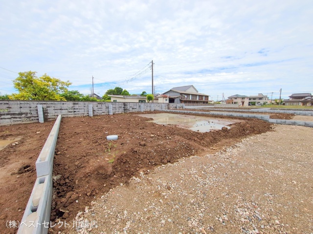 埼玉県川越市大字古谷上の新築戸建て更地・土地写真 2025年6月3日撮影