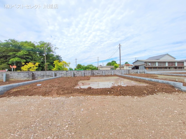 埼玉県川越市大字古谷上の新築戸建て更地・土地写真 2025年6月3日撮影