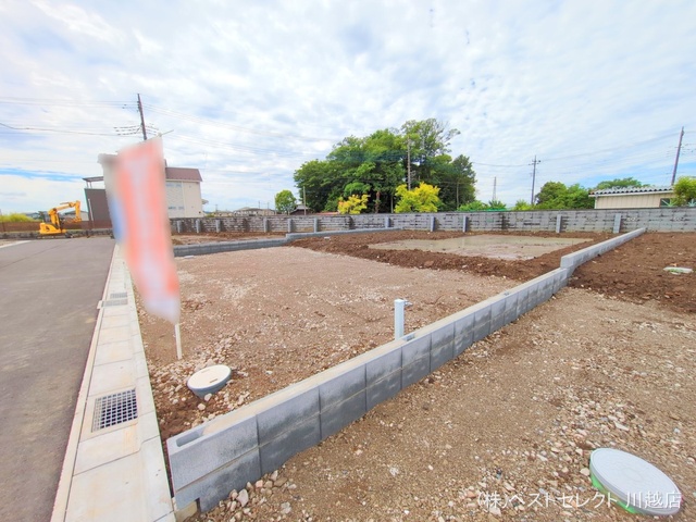 埼玉県川越市大字古谷上の新築戸建て更地・土地写真 2025年6月3日撮影