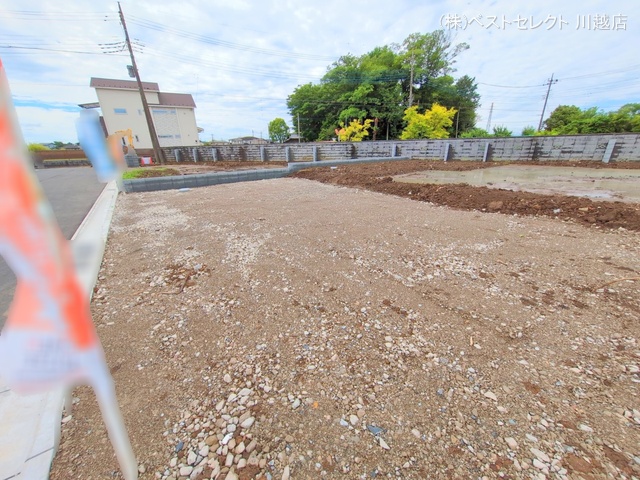 埼玉県川越市大字古谷上の新築戸建て更地・土地写真 2025年6月3日撮影
