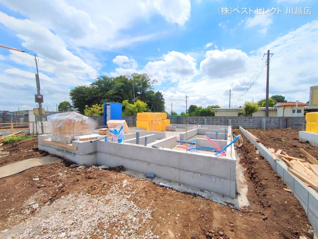 埼玉県川越市大字古谷上の新築戸建て基礎写真 2025年6月25日撮影