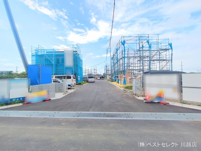 埼玉県川越市大字古谷上の新築戸建てシート写真 2025年7月15日撮影