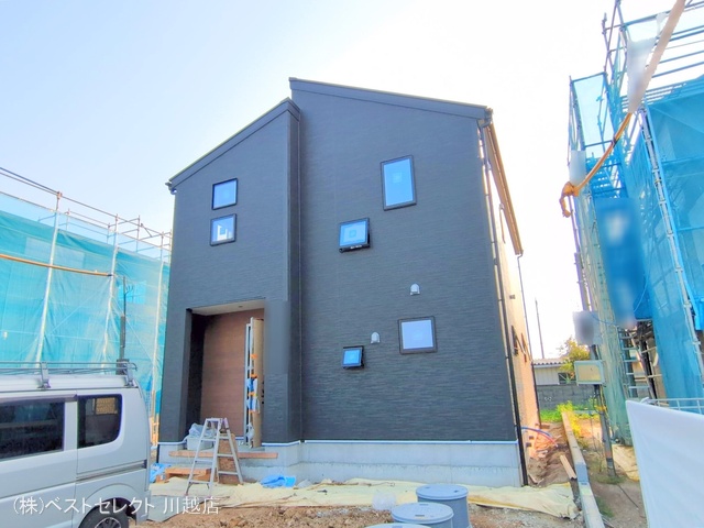 埼玉県川越市大字古谷上の新築戸建て外構写真 2025年8月3日撮影