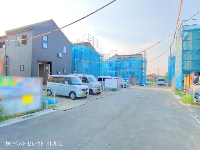 埼玉県川越市大字古谷上の新築戸建て外構写真 2025年8月3日撮影