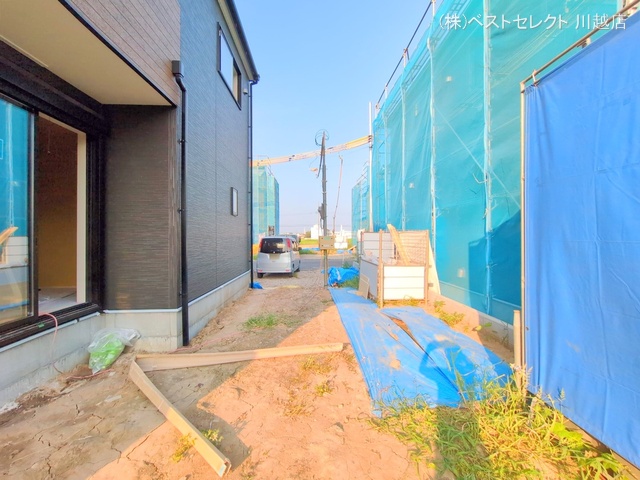 埼玉県川越市大字古谷上の新築戸建て外構写真 2025年8月3日撮影