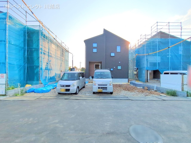 埼玉県川越市大字古谷上の新築戸建て外構写真 2025年8月3日撮影