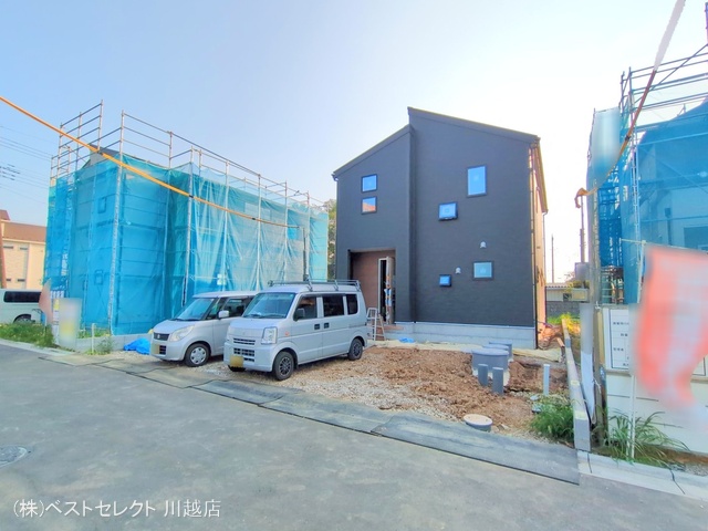 埼玉県川越市大字古谷上の新築戸建て外構写真 2025年8月3日撮影