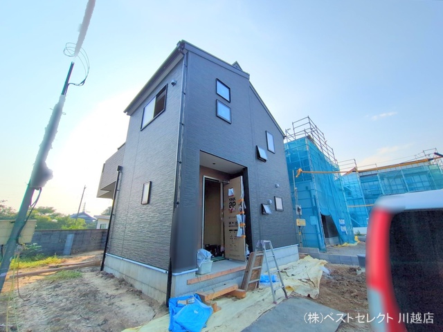 埼玉県川越市大字古谷上の新築戸建て外構写真 2025年8月3日撮影