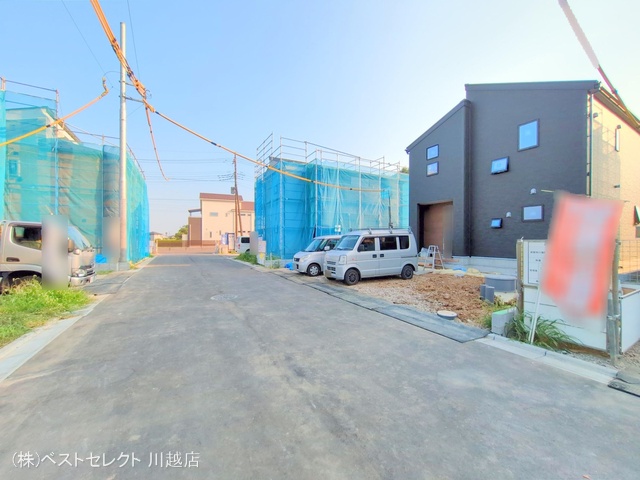 埼玉県川越市大字古谷上の新築戸建て外構写真 2025年8月3日撮影
