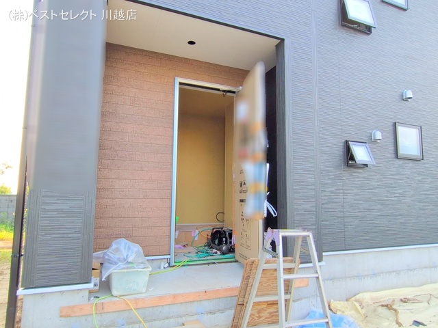 埼玉県川越市大字古谷上の新築戸建て外構写真 2025年8月3日撮影