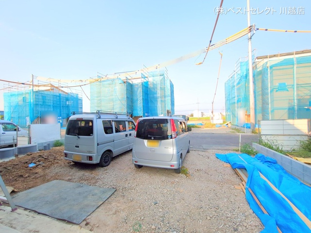 埼玉県川越市大字古谷上の新築戸建て外構写真 2025年8月3日撮影