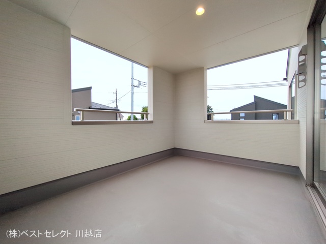 埼玉県川越市大字古谷上の新築戸建てバルコニー写真 2025年10月8日撮影