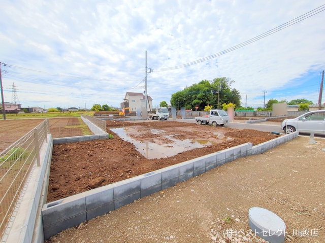 埼玉県川越市大字古谷上の新築戸建て更地・土地写真 2025年6月3日撮影