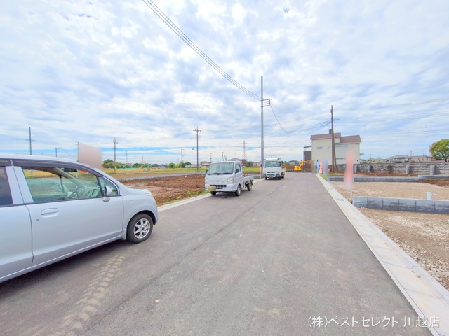 埼玉県川越市大字古谷上の新築戸建て更地・土地写真 2025年6月3日撮影