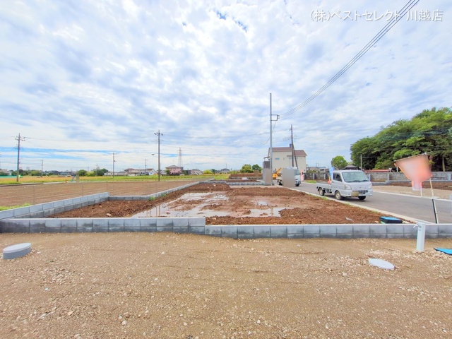 埼玉県川越市大字古谷上の新築戸建て更地・土地写真 2025年6月3日撮影
