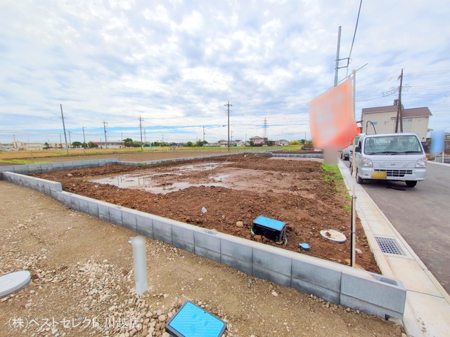 埼玉県川越市大字古谷上の新築戸建て更地・土地写真 2025年6月3日撮影
