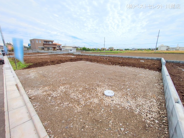 埼玉県川越市大字古谷上の新築戸建て更地・土地写真 2025年6月3日撮影