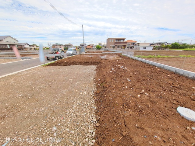 埼玉県川越市大字古谷上の新築戸建て更地・土地写真 2025年6月3日撮影