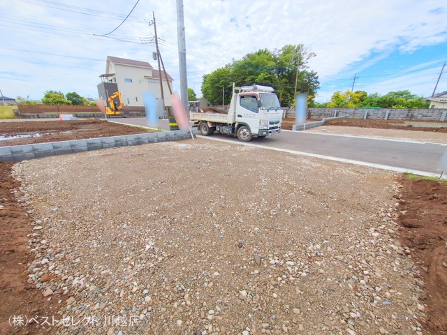埼玉県川越市大字古谷上の新築戸建て更地・土地写真 2025年6月3日撮影