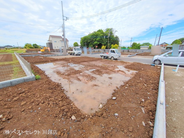埼玉県川越市大字古谷上の新築戸建て更地・土地写真 2025年6月3日撮影