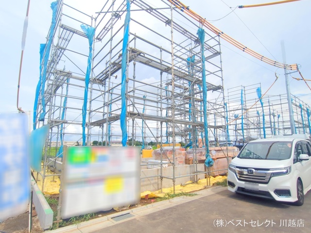 埼玉県川越市大字古谷上の新築戸建て基礎写真 2025年7月15日撮影