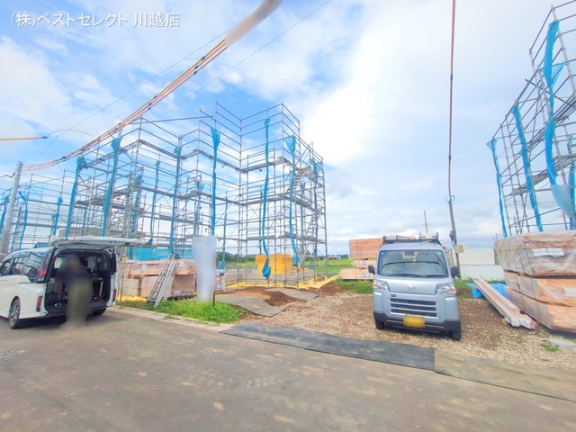 埼玉県川越市大字古谷上の新築戸建て基礎写真 2025年7月15日撮影