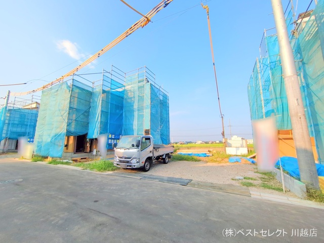 埼玉県川越市大字古谷上の新築戸建て上棟写真 2025年8月3日撮影