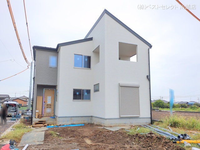 埼玉県川越市大字古谷上の新築戸建て外構写真 2025年9月3日撮影
