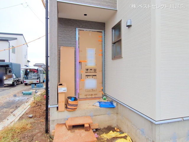 埼玉県川越市大字古谷上の新築戸建て外構写真 2025年9月3日撮影