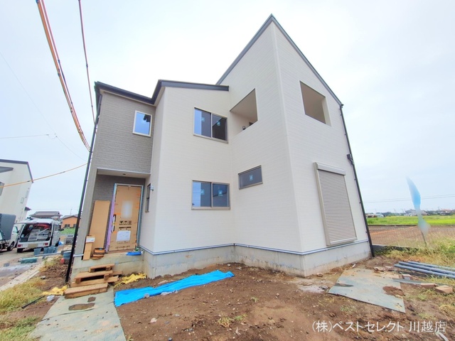 埼玉県川越市大字古谷上の新築戸建て外構写真 2025年9月3日撮影