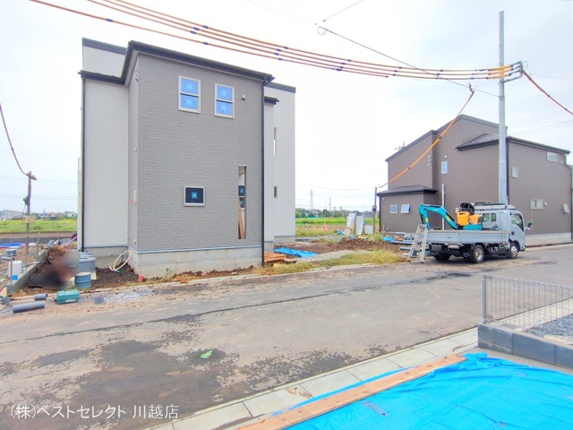 埼玉県川越市大字古谷上の新築戸建て外構写真 2025年9月3日撮影