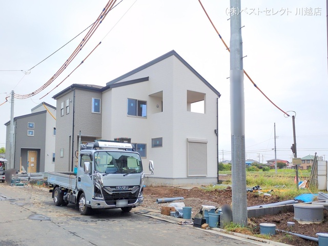 埼玉県川越市大字古谷上の新築戸建て外構写真 2025年9月3日撮影