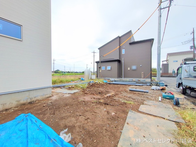 埼玉県川越市大字古谷上の新築戸建て外構写真 2025年9月3日撮影