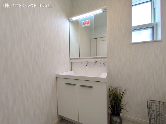 埼玉県川越市志多町の新築戸建て洗面所写真 2025年8月21日撮影