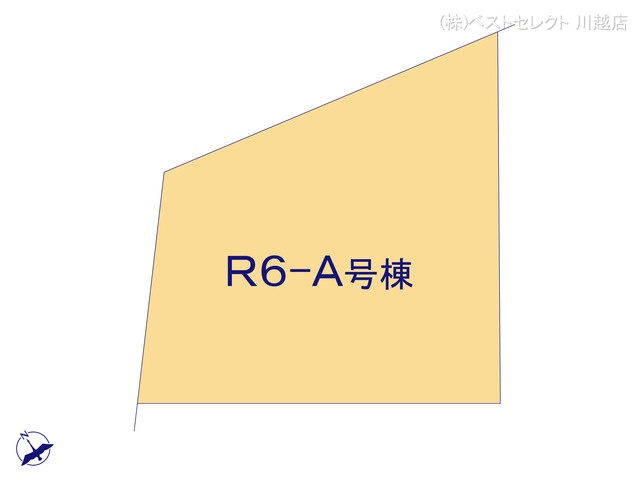 埼玉県川越市志多町の新築戸建て全体区画図 ※図面と異なる場合は現況を優先