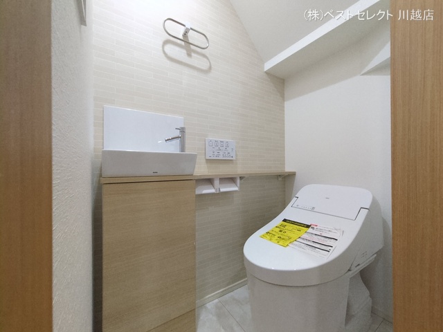 埼玉県川越市諏訪町の新築戸建てトイレ写真 2026年1月26日撮影