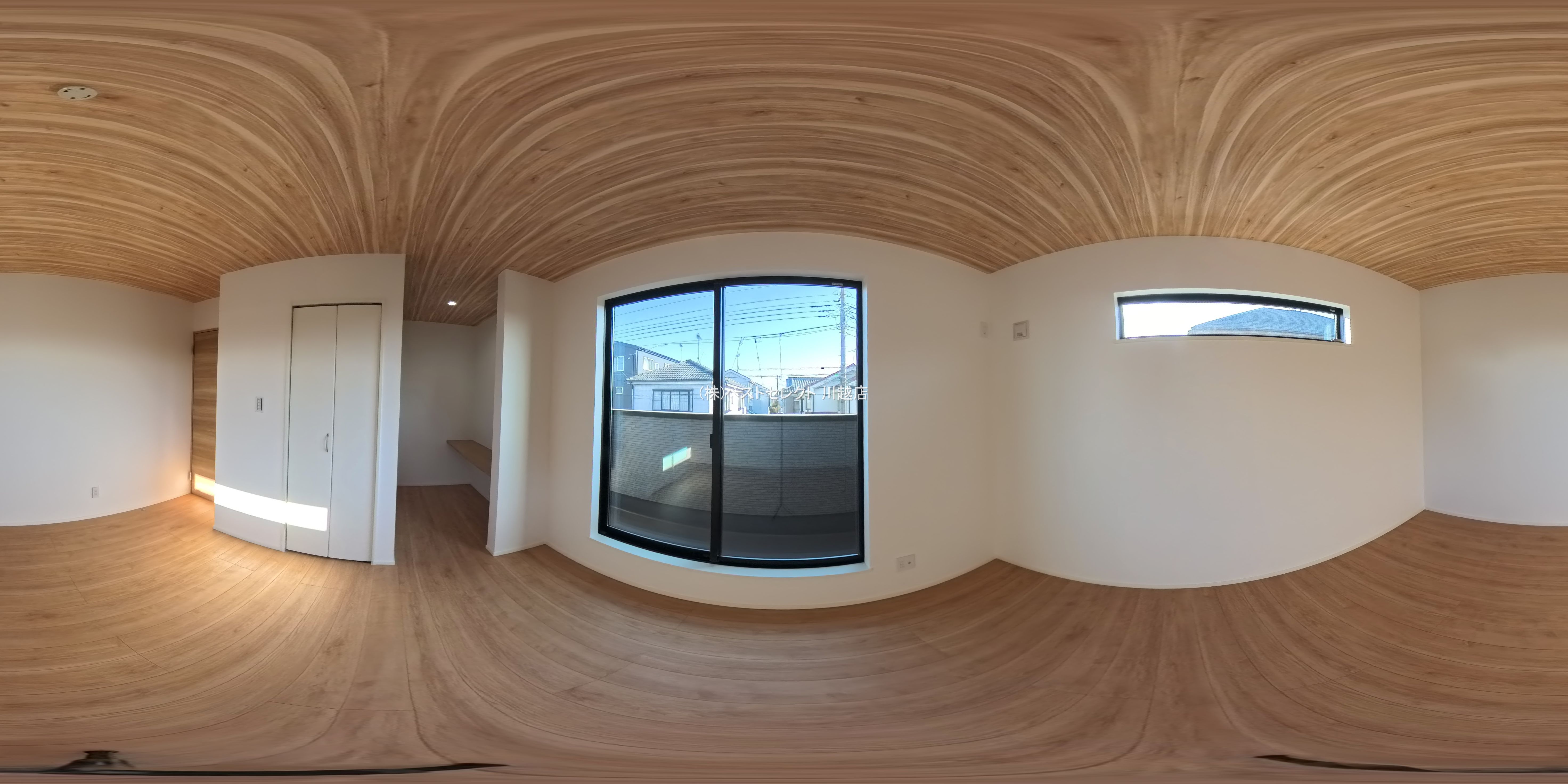 埼玉県川越市諏訪町の新築戸建てパノラマ（居室メイン）写真 2026年1月26日撮影