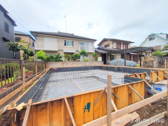 埼玉県川越市諏訪町の新築戸建て基礎写真 2025年7月15日撮影
