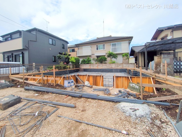 埼玉県川越市諏訪町の新築戸建て基礎写真 2025年7月15日撮影