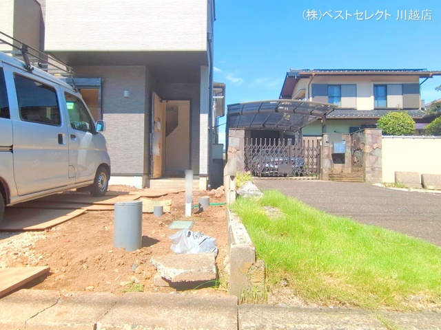 埼玉県川越市諏訪町の新築戸建て外構写真 2025年9月25日撮影