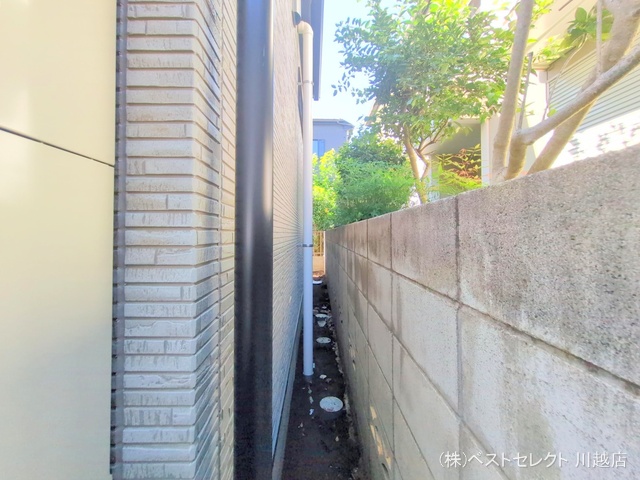 埼玉県川越市諏訪町の新築戸建て外構写真 2025年9月25日撮影