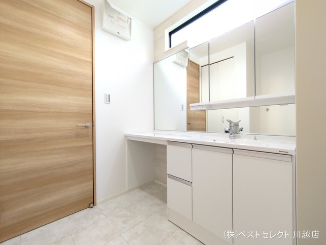 埼玉県川越市諏訪町の新築戸建て洗面所写真 2026年1月26日撮影