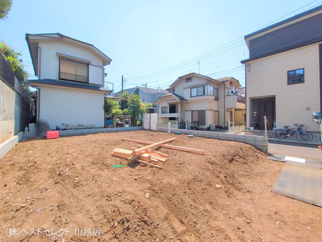 埼玉県川越市むさし野の新築戸建て更地・土地写真 2025年7月23日撮影