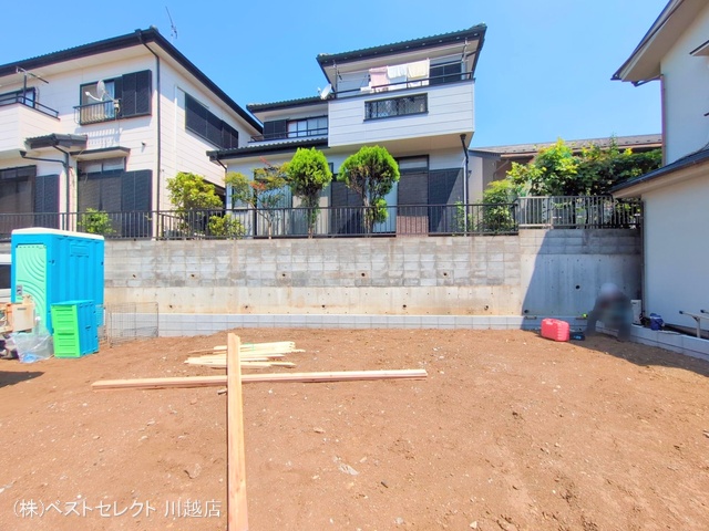 埼玉県川越市むさし野の新築戸建て更地・土地写真 2025年7月23日撮影