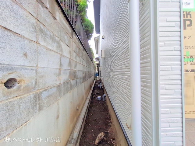 埼玉県川越市むさし野の新築戸建て外構写真 2025年9月30日撮影